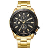 Wholesale Fashionable Business Style Men's Watches With Alloy Strap And Case Sapphire Crystal Glass Mirror Round Dial