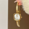 Wholesale Fashionable Diamondencrusted Elegant Square Women's Quartz Watch With Retractable Strap
