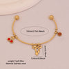 Wholesale Fashionable Elegant And Versatile Flower Heart Multielement Stainless Steel Electroplated Bracelet For Office Ladies