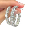 Wholesale Fashionable Geometric Copper Earrings With Zircon For Women