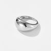 Wholesale Fashionable Geometric Design Closed Stacked Women's Ring Copper Electroplated Platinum 18K Gold