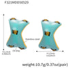 Wholesale Fashionable Heavy Industry Casting Glazed Stainless Steel Geometric Earrings With Electroplating For Women