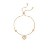 Wholesale Fashionable Highend Jewelry Set For Women Stainless Steel 18K Electroplated With Heart Water Drop And Bell Patterns Including Necklace Earrings And Bracelet