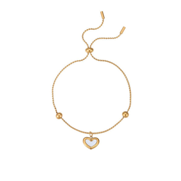 Wholesale Fashionable Highend Jewelry Set For Women Stainless Steel 18K Electroplated With Heart Water Drop And Bell Patterns Including Necklace Earrings And Bracelet