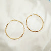 Wholesale Fashionable Light Luxury Niche Temperament Big Ring Earrings Copper Geometric Gold Inlaid