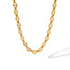 Wholesale Fashionable 2025 New Stainless Steel Jewelry Set With Small Animal Patterns For Women Electroplated Necklace And Bracelet