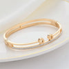 Wholesale Fashionable Personality Simple Versatile Women's Titanium Steel Bracelets With Electroplating Treatment