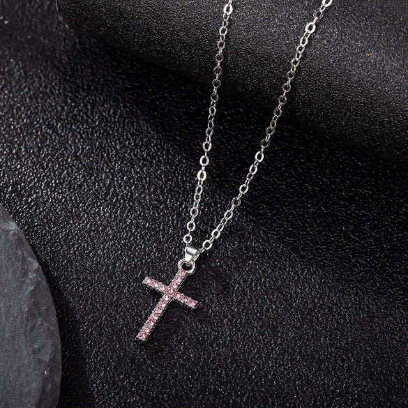 Wholesale Fashionable Rhinestone Necklace For Women With Geometric Pattern Made Of Alloy And Velvet Belt Electroplated