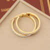 Wholesale Fashionable Stainless Steel Earrings With Heart Drop Shaped And Star Patterns Full Of Diamonds For Women