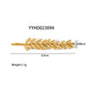 Wholesale Fashionable Stainless Steel Side Clip Bow Hairpin With Electroplated Niche Design