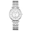 Wholesale Fashionable Women's Metal Band Quartz Watch With Ferris Wheel Design