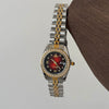 Wholesale Fashionable Women's Watch With Gold Steel Band Round Dial Diamond Studded Alloy Case Stainless Steel Buckle