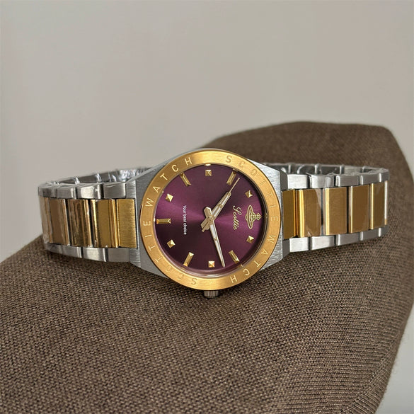 Wholesale Fashionable Women's Watch With Round Dial And Steel Band Made Of Metal