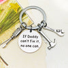 Wholesale Father's Day Keychain Stainless Steel Modern Art Round Hammer Screwdriver Wrench Tool Design