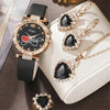 Wholesale Female Casual Retro Watch With Imitation Leather Strap Alloy Case Round Dial And Metal Buckle