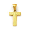 Wholesale Female Gold Electroplated Titanium Steel Pendant With Letter Number Text Design