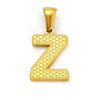 Wholesale Female Gold Electroplated Titanium Steel Pendant With Letter Number Text Design