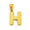 Wholesale Female Gold Electroplated Titanium Steel Pendant With Letter Number Text Design