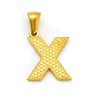 Wholesale Female Gold Electroplated Titanium Steel Pendant With Letter Number Text Design