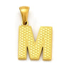 Wholesale Female Gold Electroplated Titanium Steel Pendant With Letter Number Text Design