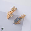 Wholesale Female Hair Accessories Alloy Fanshaped Retro Style Hairpin With Pearl Electroplating
