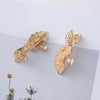 Wholesale Female Hair Accessories Alloy Fanshaped Retro Style Hairpin With Pearl Electroplating
