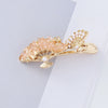 Wholesale Female Hair Accessories Alloy Fanshaped Retro Style Hairpin With Pearl Electroplating