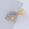 Wholesale Female Hair Accessories Alloy Fanshaped Retro Style Hairpin With Pearl Electroplating