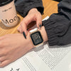 Wholesale Female Leisure Rectangular Quartz Watch With Alloy Case And Silicone Band