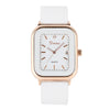 Wholesale Female Leisure Rectangular Quartz Watch With Alloy Case And Silicone Band