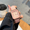 Wholesale Female Leisure Rectangular Quartz Watch With Alloy Case And Silicone Band