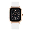 Wholesale Female Leisure Rectangular Quartz Watch With Alloy Case And Silicone Band