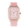 Wholesale Female Leisure Rectangular Quartz Watch With Alloy Case And Silicone Band