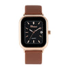Wholesale Female Leisure Rectangular Quartz Watch With Alloy Case And Silicone Band