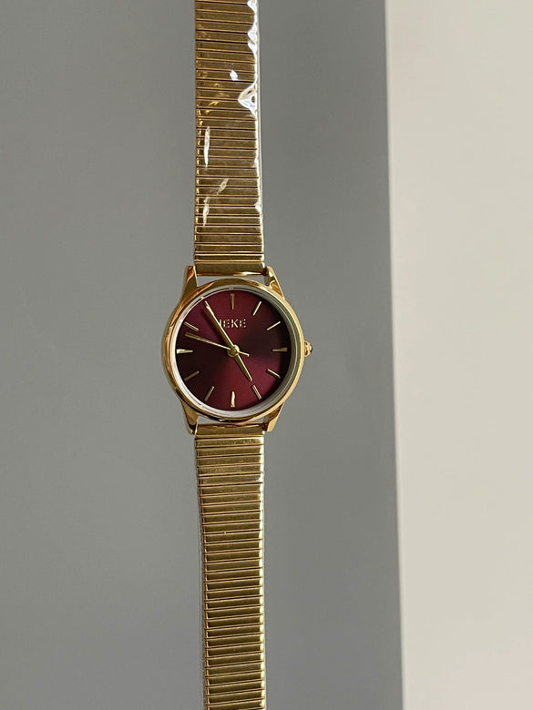 Wholesale Female Medieval Style Metal Case Quartz Ankora Red Watch