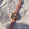 Wholesale Female Retro Square Alloy Case Ordinary Glass Mirror Leisure Student Watch