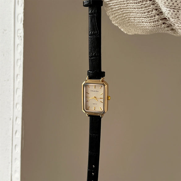 Wholesale Female Student Belt Watch Alloy Rectangle Pin Buckle Style Simple Fashion Elegant