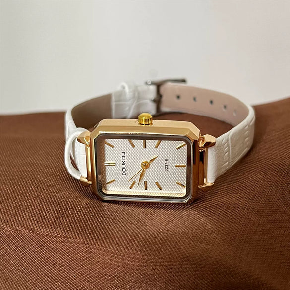 Wholesale Female Student Belt Watch Alloy Rectangle Pin Buckle Style Simple Fashion Elegant