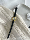 Wholesale Female Student Mini Round Quartz Watch With Metal Case Stainless Steel Buckle And Pu Strap Vintage Artistic Medieval Style