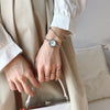 Wholesale Female Student Small Fresh Bracelet Watch Alloy Material Round Dial Printed Logo Literary Retro Style