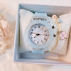 Wholesale Female Students Jelly Quartz Silicone Plastic Watch With Luminous Feature And Round Dial