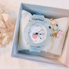 Wholesale Female Students Jelly Quartz Silicone Plastic Watch With Luminous Feature And Round Dial