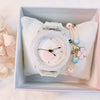 Wholesale Female Students Jelly Quartz Silicone Plastic Watch With Luminous Feature And Round Dial