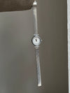 Wholesale Female Students' Retro Simple Metal Disc Watch With Stainless Steel Buckle And Round Dial