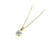 Wholesale Female Sweet Geometric Copper And Titanium Steel Necklace With Real Gold Plating And Enhanced Color Retention