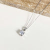 Wholesale Female Sweet Geometric Copper And Titanium Steel Necklace With Real Gold Plating And Enhanced Color Retention