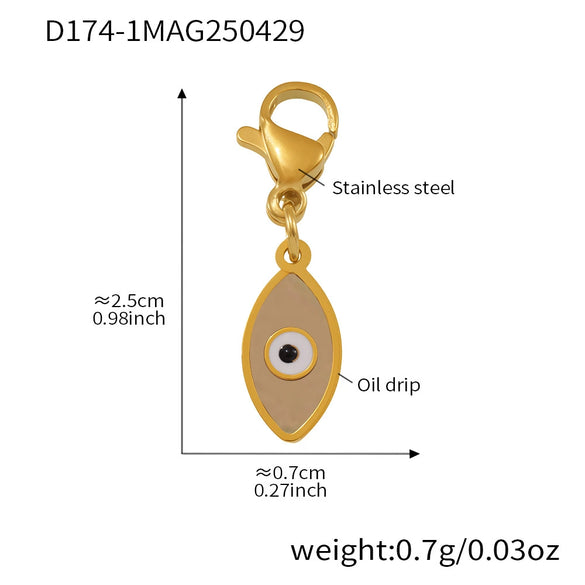 Wholesale Ferris Wheel Devil's Eye Multiaccessory Necklace And Bracelet Set For Women Fashion Stainless Steel And Titanium Steel Electroplated Jewelry