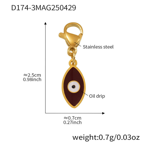 Wholesale Ferris Wheel Devil's Eye Multiaccessory Necklace And Bracelet Set For Women Fashion Stainless Steel And Titanium Steel Electroplated Jewelry