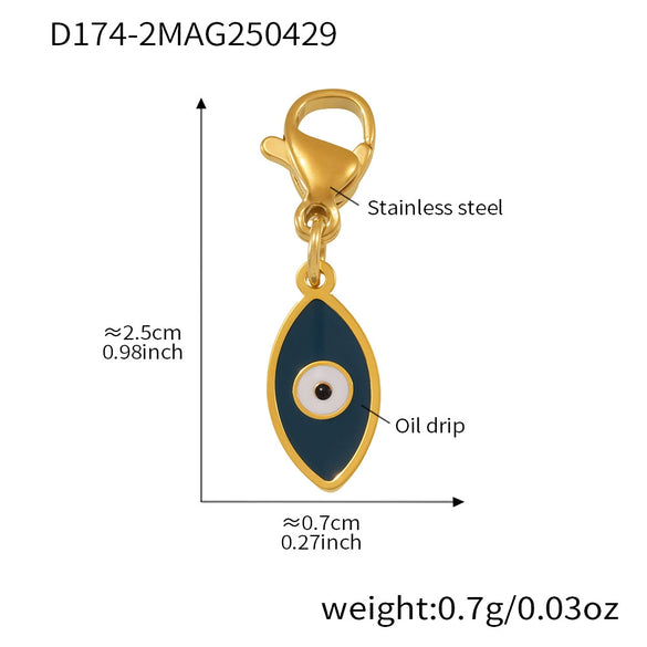 Wholesale Ferris Wheel Devil's Eye Multiaccessory Necklace And Bracelet Set For Women Fashion Stainless Steel And Titanium Steel Electroplated Jewelry