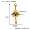 Wholesale Ferris Wheel Devil's Eye Multiaccessory Necklace And Bracelet Set For Women Fashion Stainless Steel And Titanium Steel Electroplated Jewelry